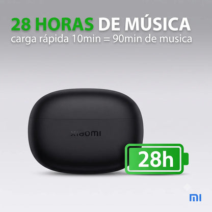Audífonos Xiaomi Redmi Buds 4 Active · Bluetooth 5.3 · 28h Batería · IPX4